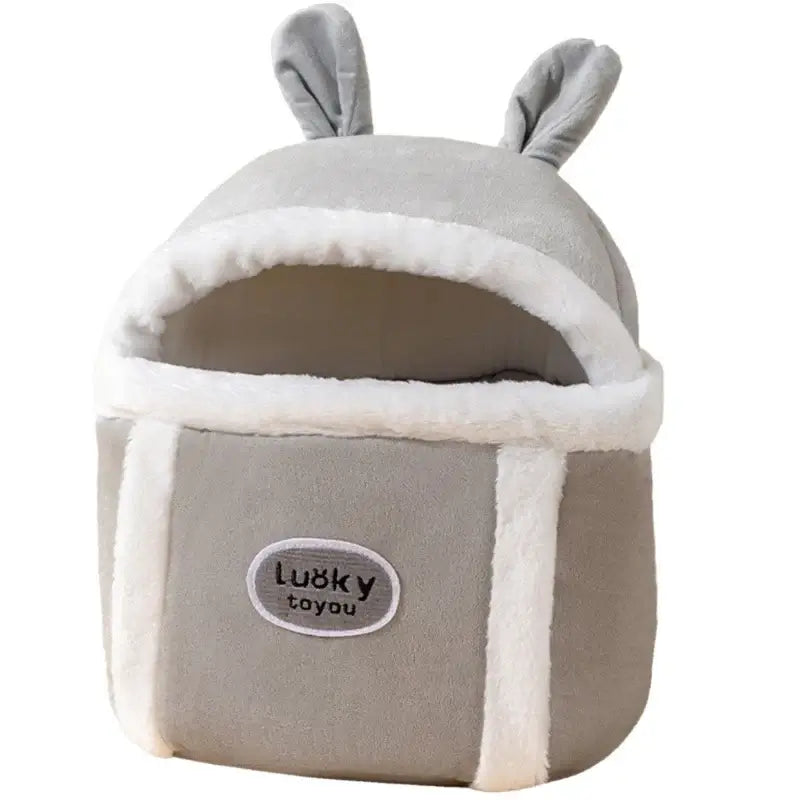 Plush Pet Carrier Backpack for Small Cats and Dogs – Outdoor Travel - My Pet Serenity