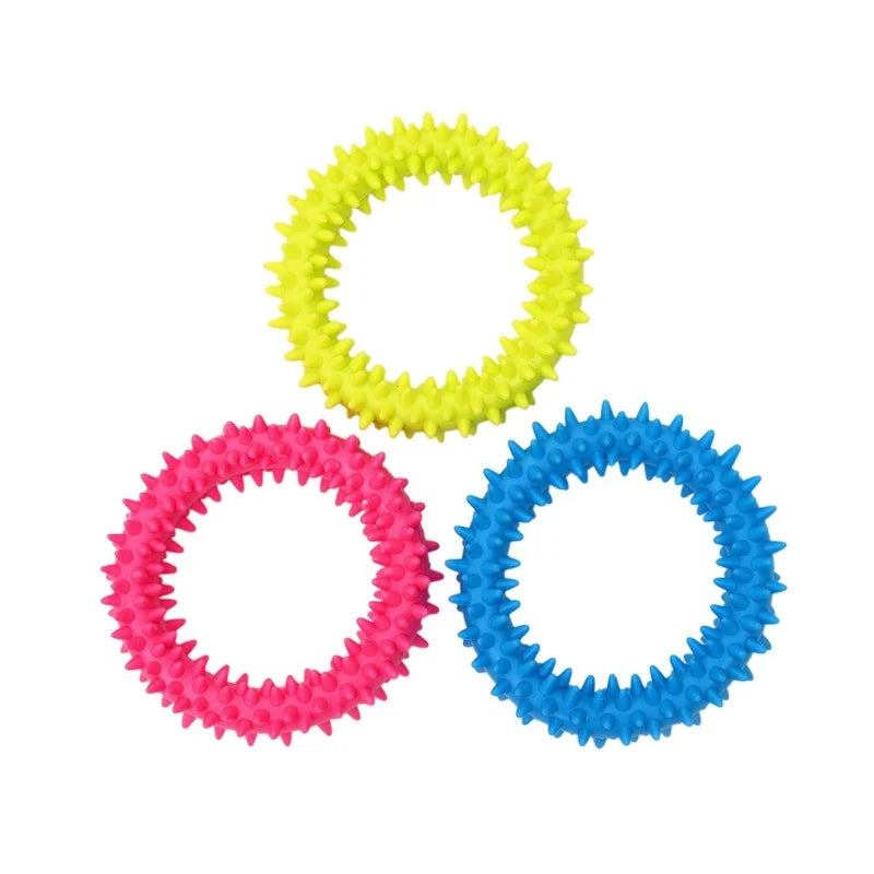 Soft Rubber Bone Chew Toy for Small Dogs - Bite-Resistant Teeth - My Pet Serenity