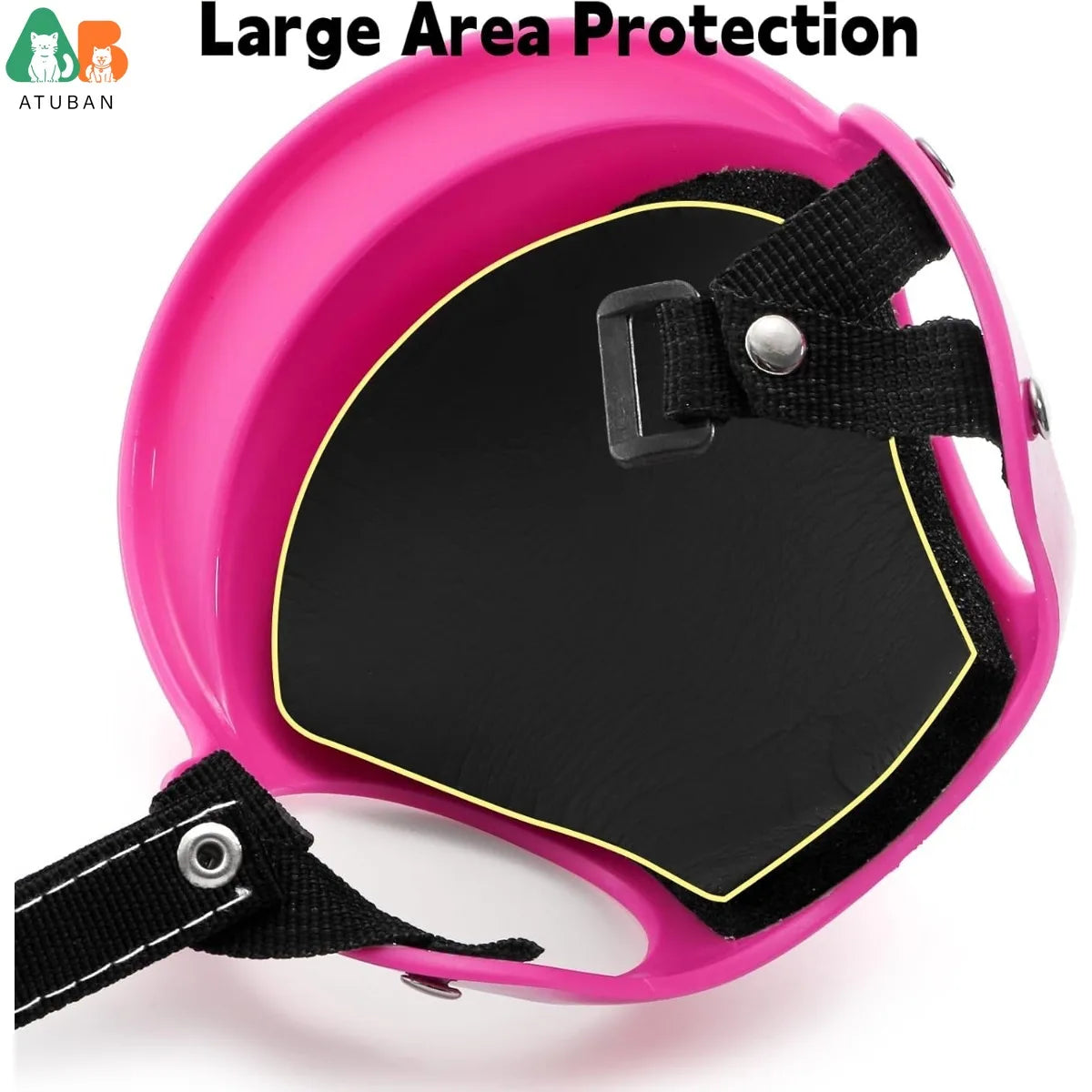 Medium Dog Motorcycle Helmet with Ear Holes, Adjustable Strap - My Pet Serenity