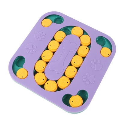 Puppy Slow Feeder Puzzle Bowl Non-Slip Food Dispenser for Dogs and Cats - My Pet Serenity