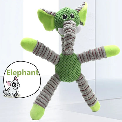 Indestructible Large Dog Squeaky Plush Toy for Chewing, Teeth & Training - My Pet Serenity
