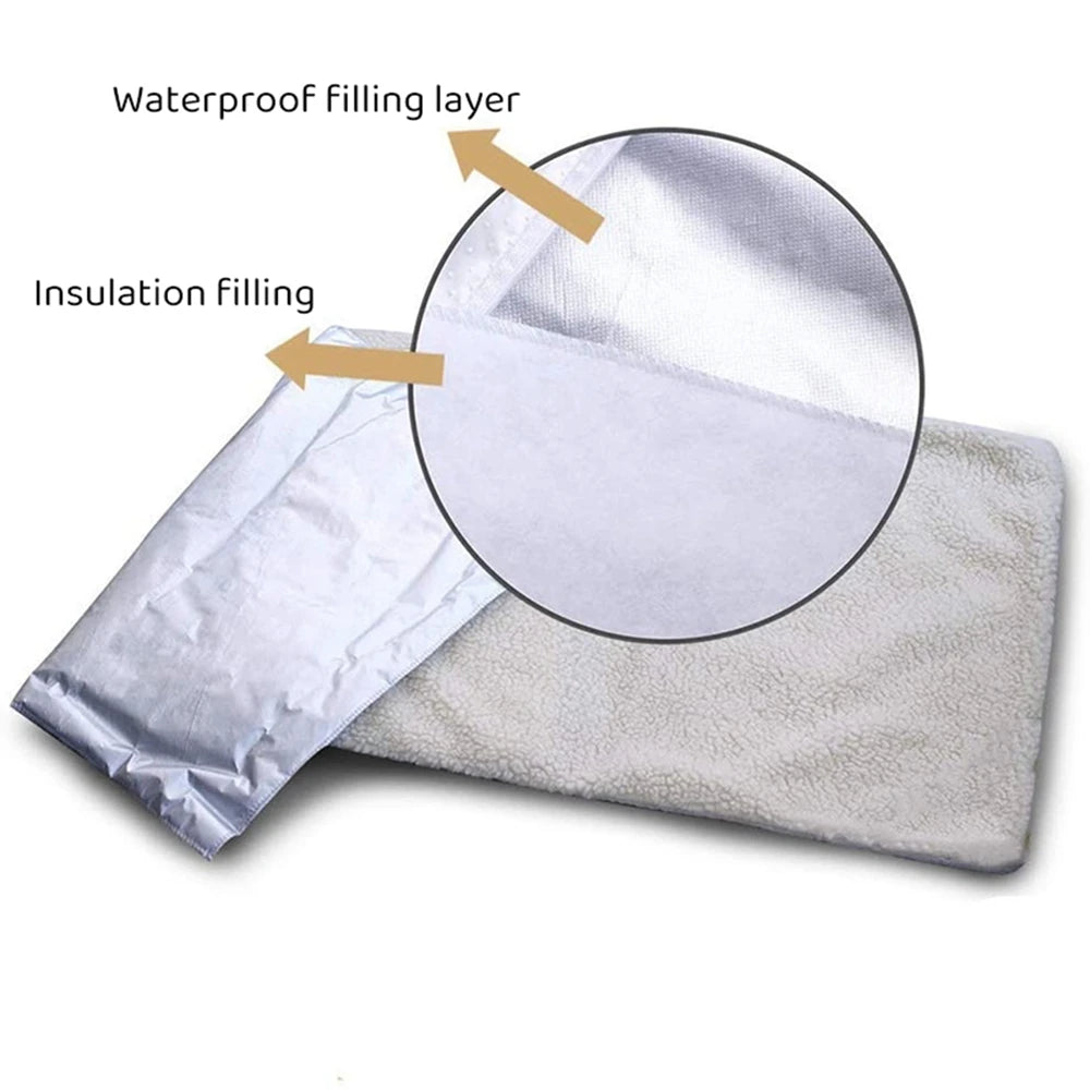 Self-Heating Pet Pad Blanket for Cats and Dogs with Thermal Core - My Pet Serenity