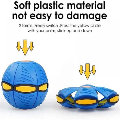 Dog Toy Flying UFO Morph Ball Outdoor Interactive Training Ball - My Pet Serenity