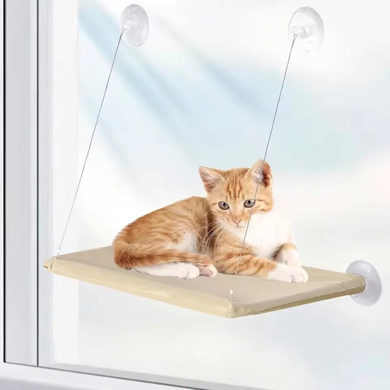 Ultra-Soft Cat Window Hammock Bed Mounted Space-Saving Perch - My Pet Serenity