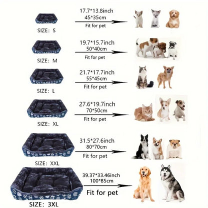 Winter Dog Bed Sofa Mat for Large Medium Small Dogs and Cats - My Pet Serenity