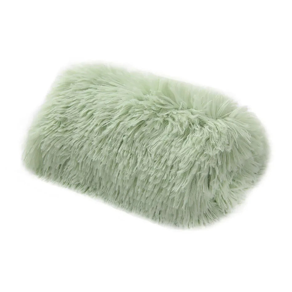 Winter dog and cat bed mat, washable plush cushion, warm and soft - My Pet Serenity