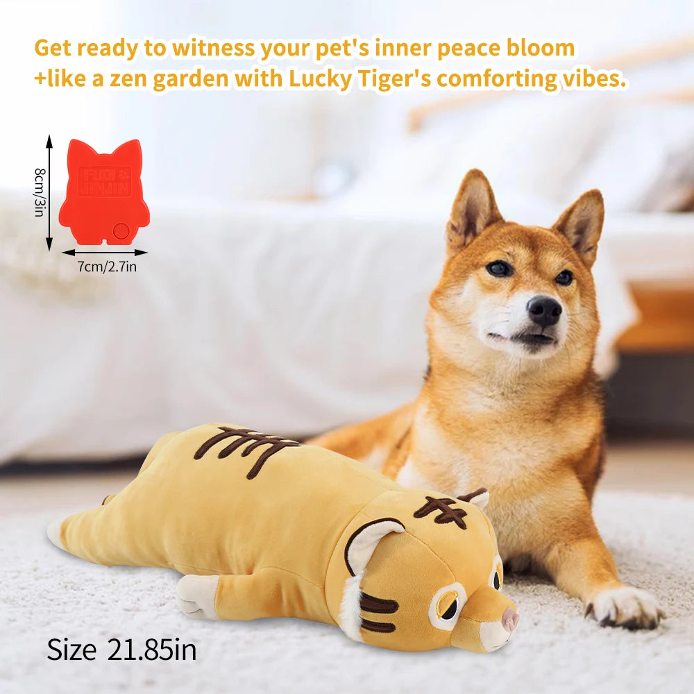Dog Simulated Heartbeat Toy for Stress Relief – Calming Plush Puppy - My Pet Serenity