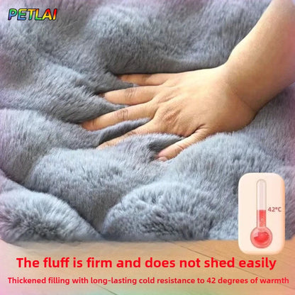 Large Dog Bed Mat - Winter Warm Double-Sided Sleep Pad for Retriever - My Pet Serenity
