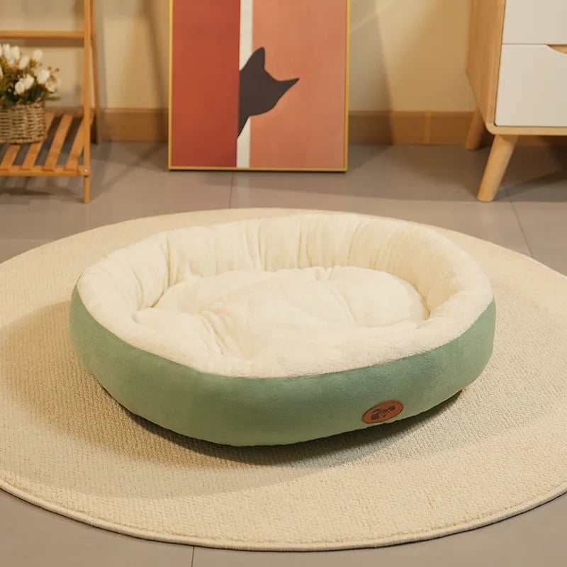 Thickened Warm Pet Nest Bed for Autumn & Winter - Dog & Cat Bed - My Pet Serenity