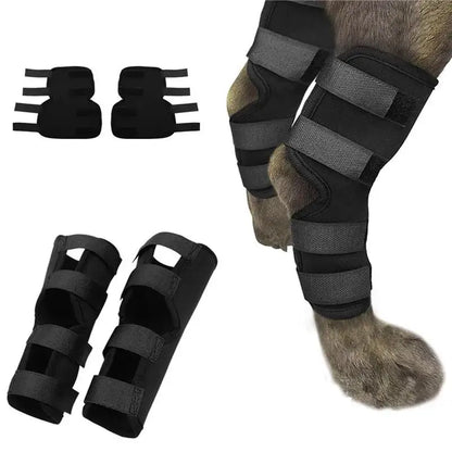 Dog Knee Brace for Hock Joint - Leg Injury Recovery & Mobility (Pair) - My Pet Serenity