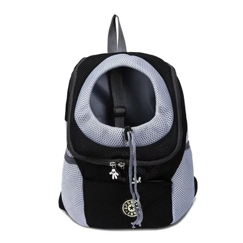 Double-Shoulder Mesh Dog Carrier Backpack for Travel | Pet Carrier - My Pet Serenity