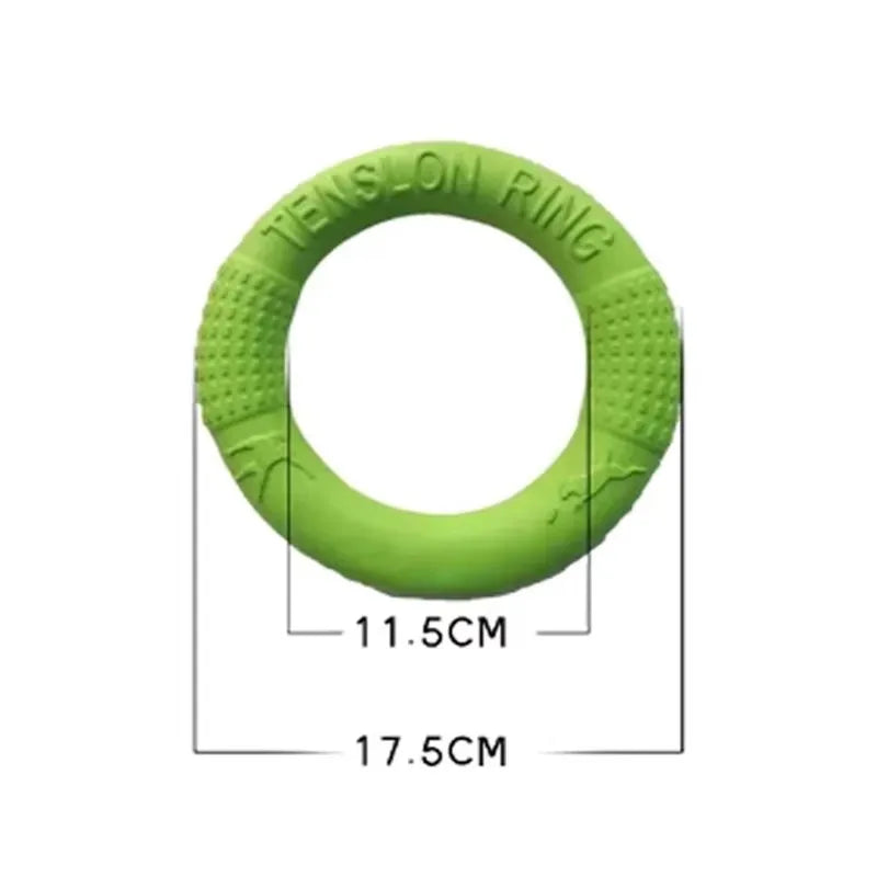 Orange EVA Dog Training Ring & Flying Disk Toy - Interactive Puller - My Pet Serenity