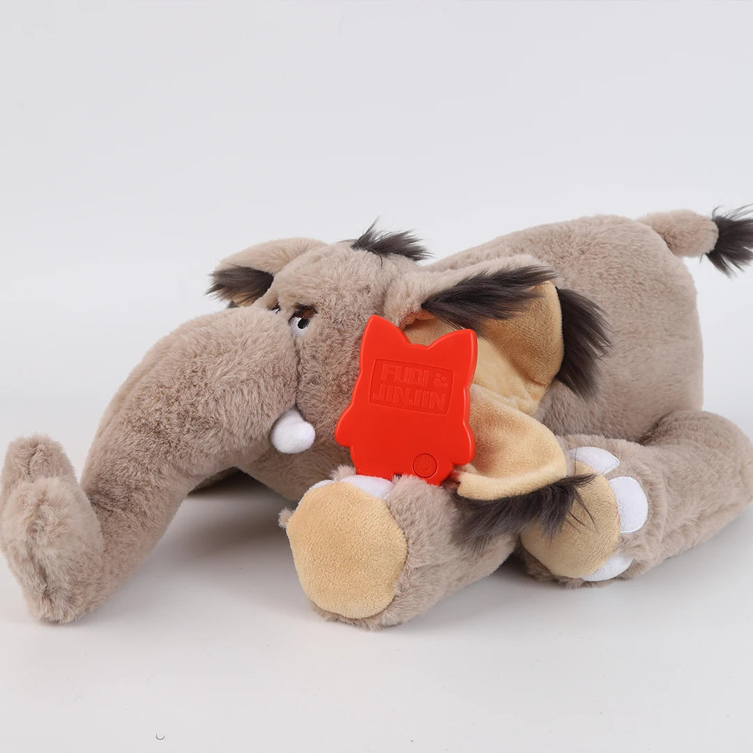 Mammoth Puppy Heartbeat Stuffed Toy for Anxiety Relief - My Pet Serenity