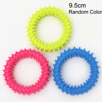 Soft Rubber Bone Chew Toy for Small Dogs - Bite-Resistant Teeth - My Pet Serenity