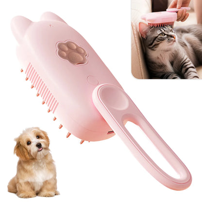 Electric Dog Brush with Silicone Tips for Grooming and Hair Removal - My Pet Serenity