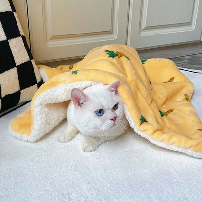Winter Warm Pet Mat for Cats and Dogs — Soft Sleep Mat - My Pet Serenity