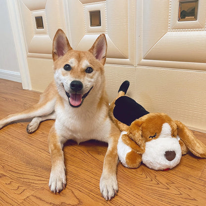 Puppy Heartbeat Toy with Squeaky Chew for Crates and Kennels Sleep Aid - My Pet Serenity