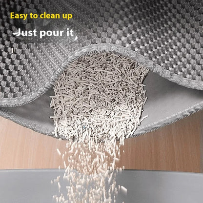 Extra-Large Cat Litter Mat - Waterproof, 2-Layer, Non-Slip, Washable - My Pet Serenity