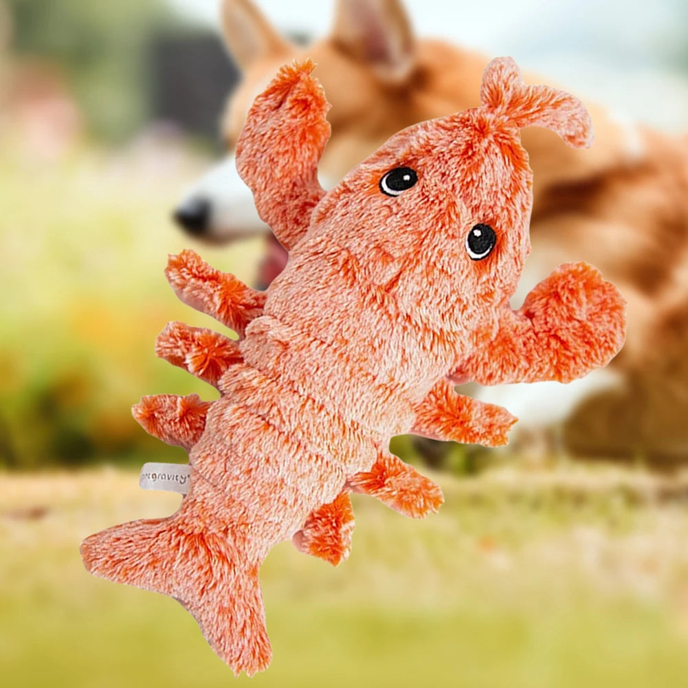 Dog Interactive Plush Toy Floppy Lobster Squeak for Small-Large Dogs - My Pet Serenity