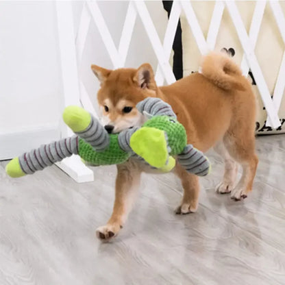 Indestructible Large Dog Squeaky Plush Toy for Chewing, Teeth & Training - My Pet Serenity