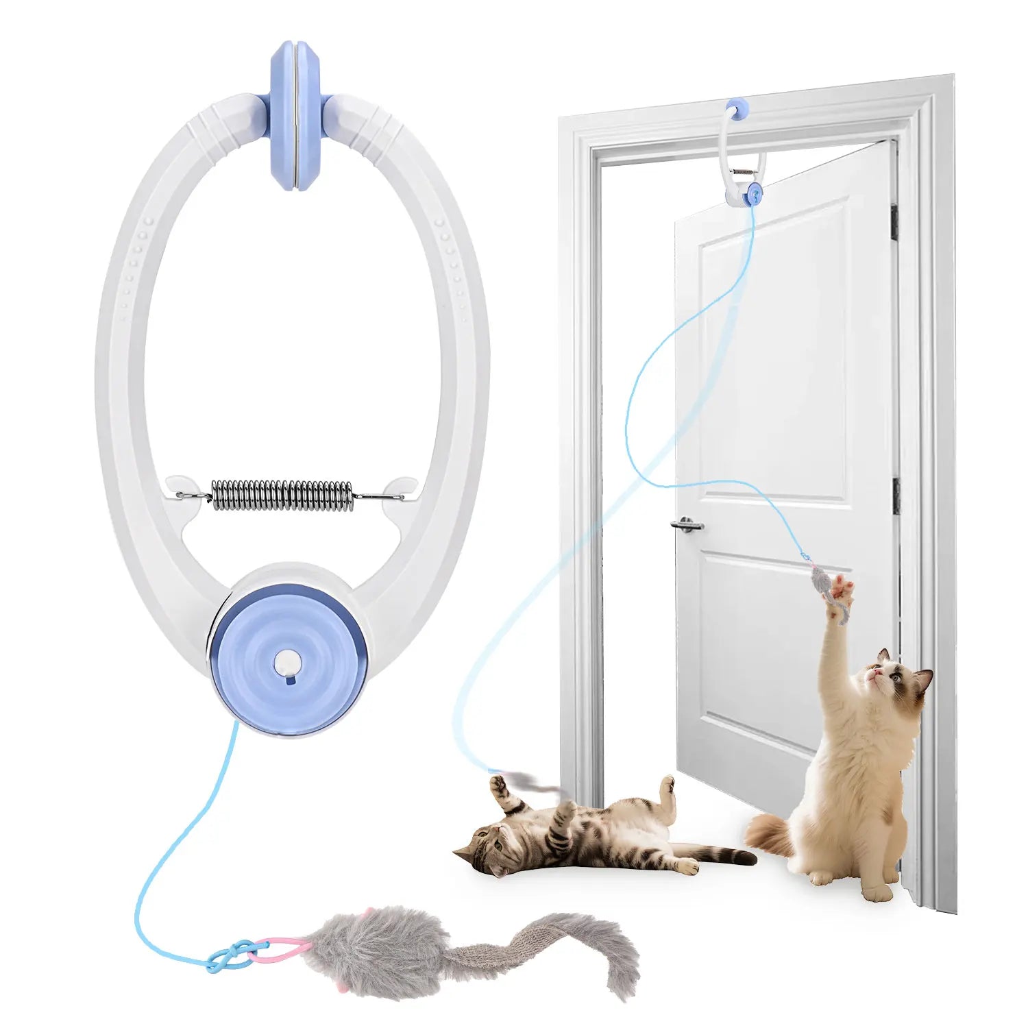 USB Rechargeable Cat Toy: Electric Door-Hanging Interactive Toy - My Pet Serenity