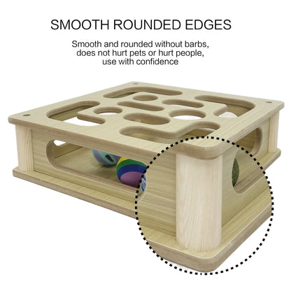 Cat Hollow Ball Toy with Bell, Peppermint Scent, Rubber Balls - My Pet Serenity