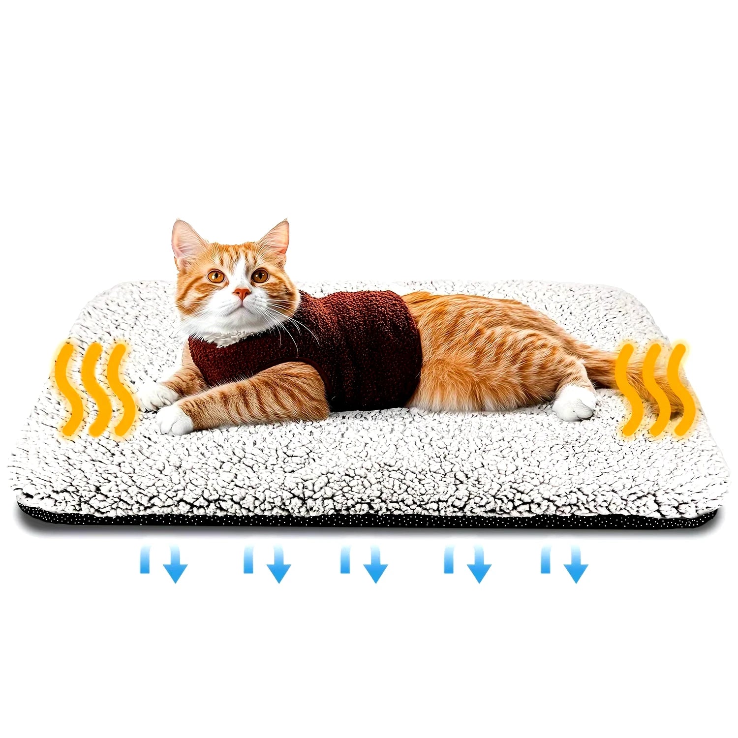 Self-Heating Pet Pad and Blanket for Cats or Dogs - Warm Cushion - My Pet Serenity