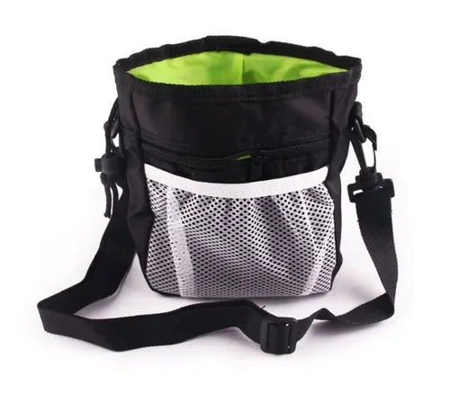 Dog Training Snack Pouch Carrier Foldable Waist Bag for Walking - My Pet Serenity