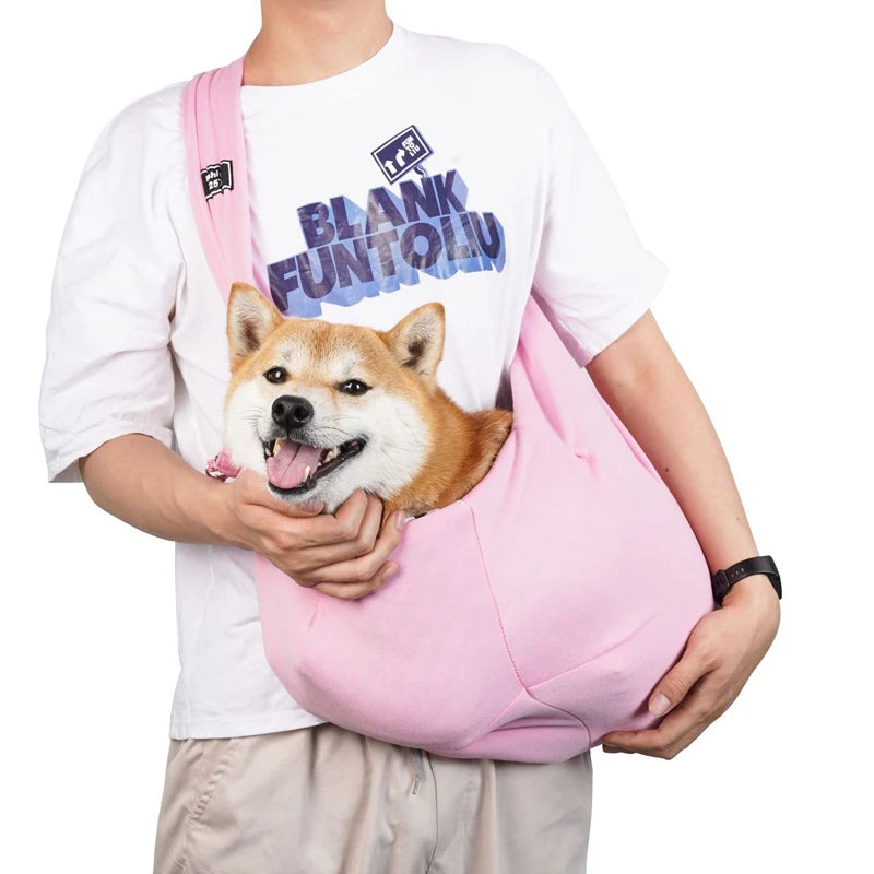 Outdoor Pet Carrier Shoulder Bag for Dogs and Puppies – Travel Sling - My Pet Serenity