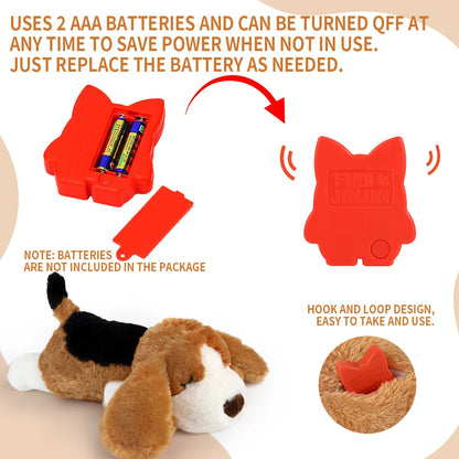 Puppy Heartbeat Toy for Crate Training and Sleep Aid - Dog Toy - My Pet Serenity