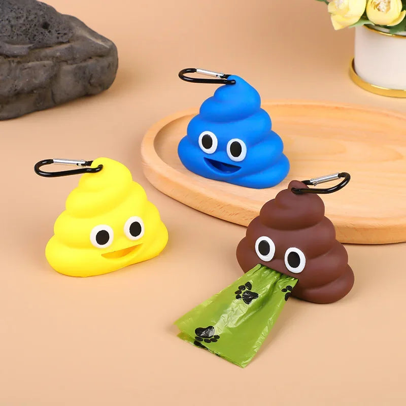 Dog Poop Bag Dispenser with Clip Portable Waste Bag Holder for Walking - My Pet Serenity