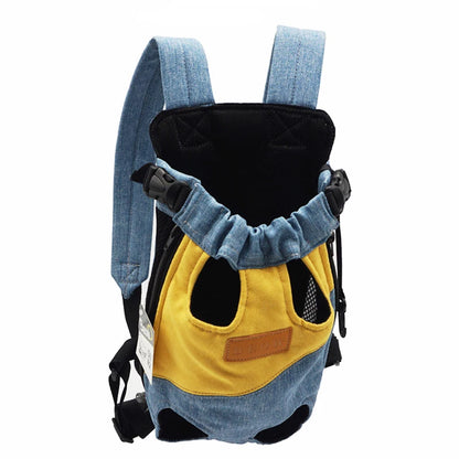 Mesh Pet Carrier Backpack for Small Dogs and Cats - Adjustable, Breathable - My Pet Serenity