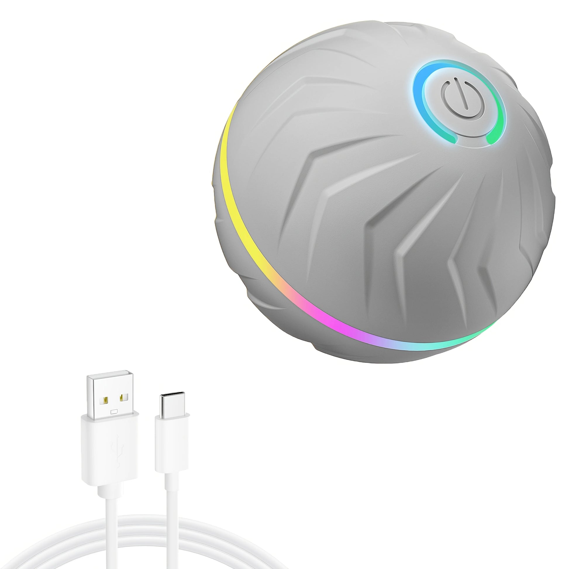 Interactive Dog Toy: Random Rolling, Jumping Lights, 4-Hour Battery - My Pet Serenity