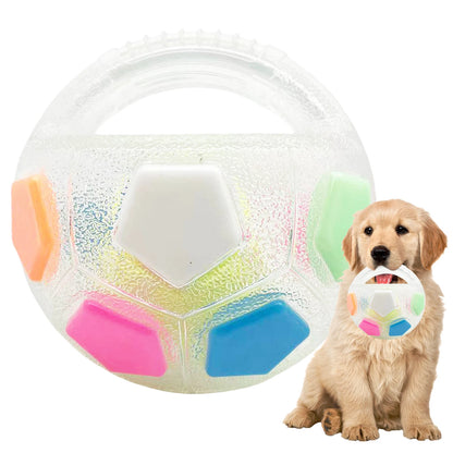 Calming Ball with Handle - Squeaky Football Toy for Medium-Large Dogs - My Pet Serenity