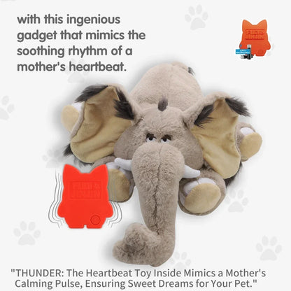 Mammoth Puppy Heartbeat Stuffed Toy for Anxiety Relief - My Pet Serenity