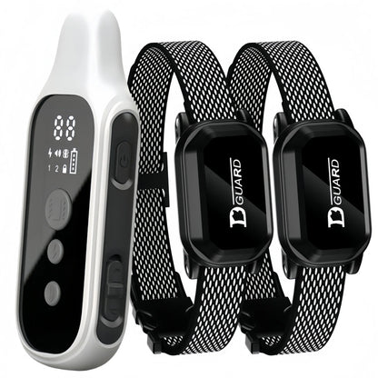 Dog Training Collar 800m Waterproof Rechargeable Remote LCD Display - My Pet Serenity