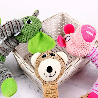 Indestructible Large Dog Squeaky Plush Toy for Chewing, Teeth & Training - My Pet Serenity