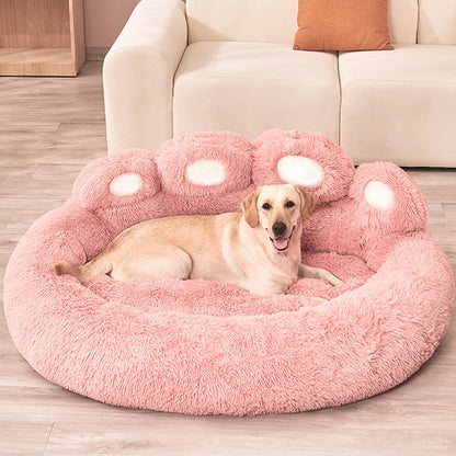 Winter Warm Fluffy Dog Bed - Large Pet Kennel Mat for Dogs & Cats - My Pet Serenity