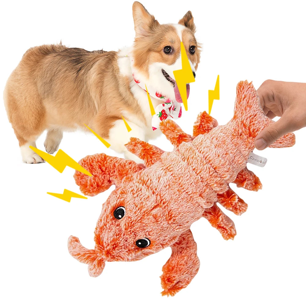 Dog Interactive Plush Toy Floppy Lobster Squeak for Small-Large Dogs - My Pet Serenity