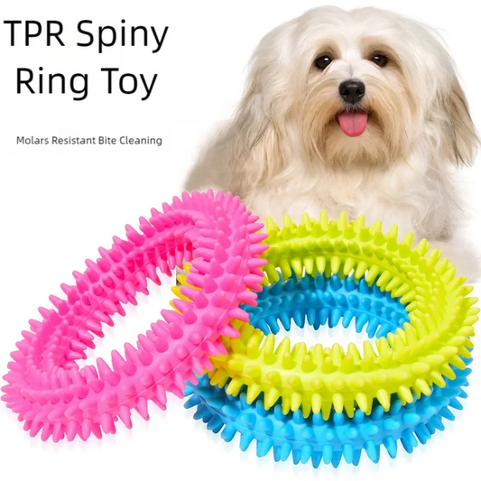 Soft Rubber Bone Chew Toy for Small Dogs - Bite-Resistant Teeth - My Pet Serenity
