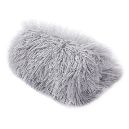 Winter dog and cat bed mat, washable plush cushion, warm and soft - My Pet Serenity