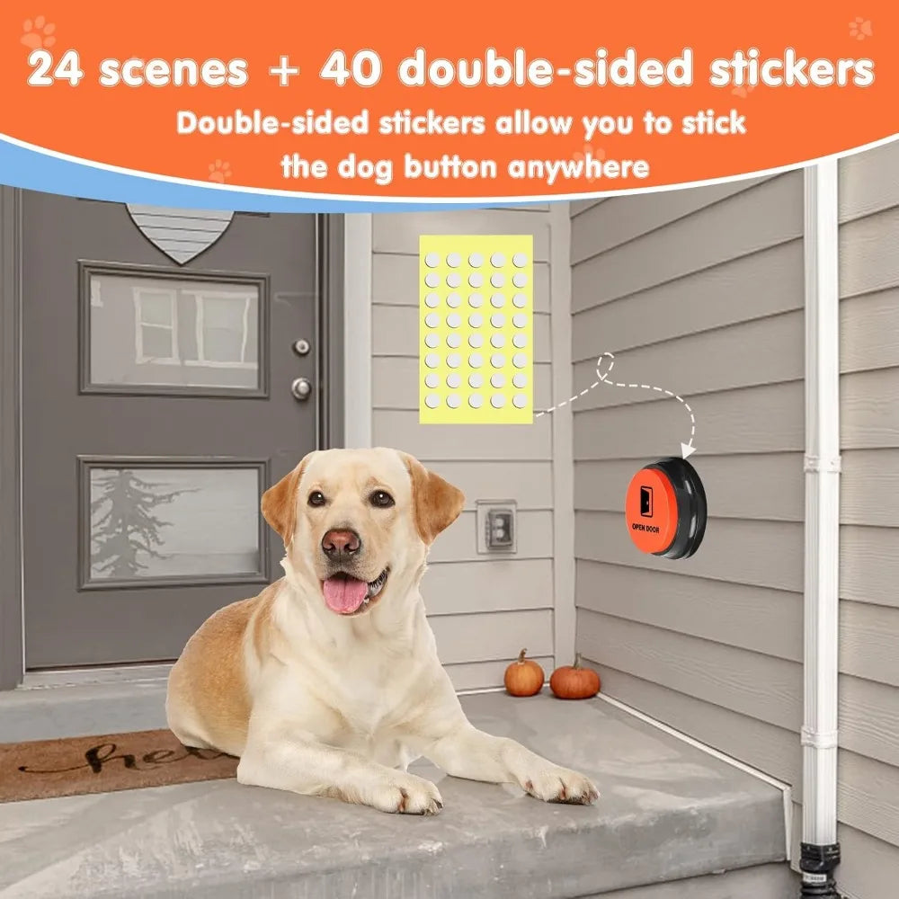 Dog Talking Buttons for Communication - 8 Recordable Buttons, Mat - My Pet Serenity