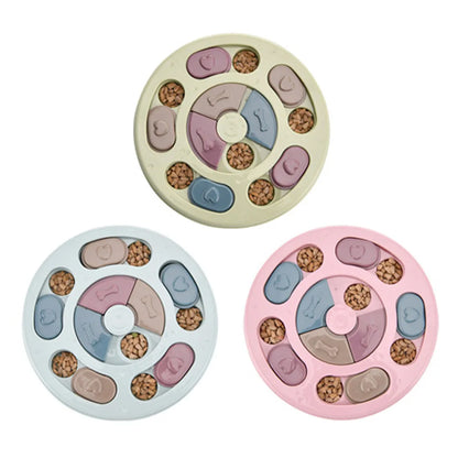 Puppy Slow Feeder Puzzle Bowl Non-Slip Food Dispenser for Dogs and Cats - My Pet Serenity