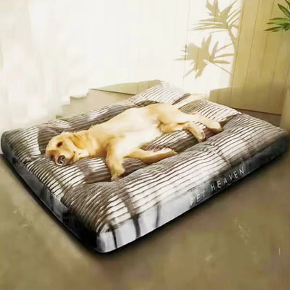 Corduroy Dog Bed - Winter Warm Sleeping Mat for Small to Large Dogs - My Pet Serenity
