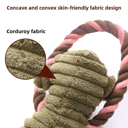 Dog Plush Squeaky Toy Set Lion, Elephant, Monkey – Interactive Chew - My Pet Serenity