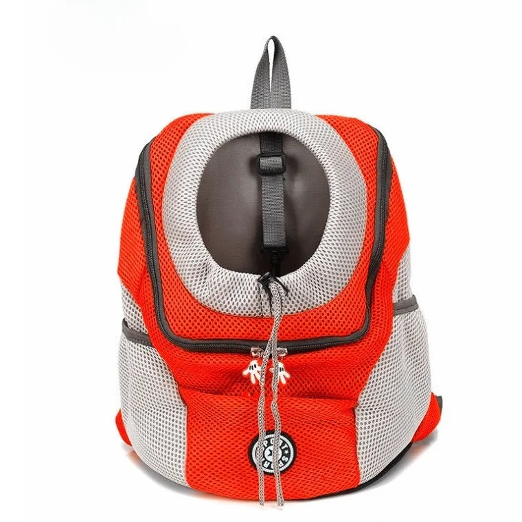 Double-Shoulder Mesh Dog Carrier Backpack for Travel | Pet Carrier - My Pet Serenity