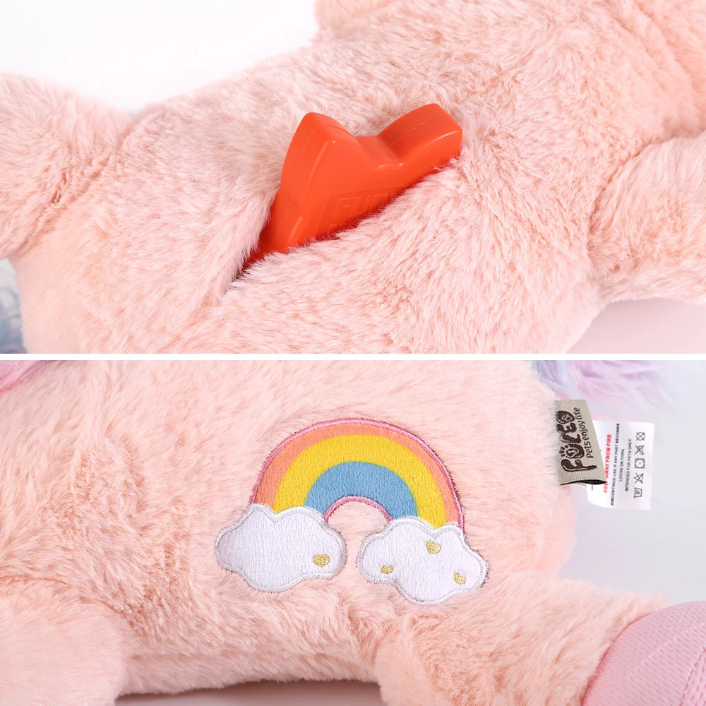 Puppy Plush Unicorn Dog Toy Heartbeat Sound - Sleep Aid, Durable - My Pet Serenity