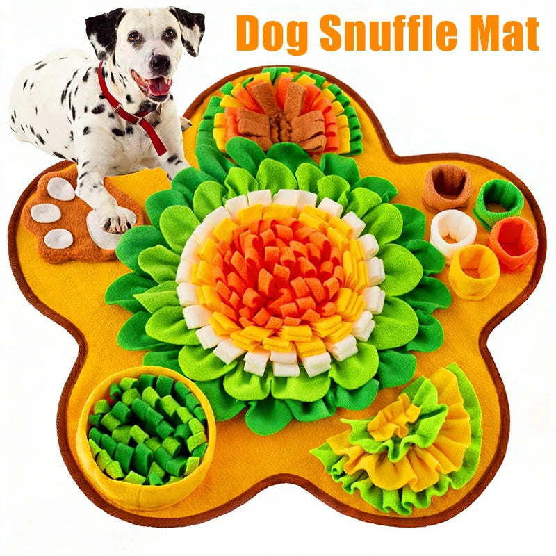 Dog Snuffle Mat: Interactive Slow Feeder for Foraging & Anxiety Relief - My Pet Serenity
