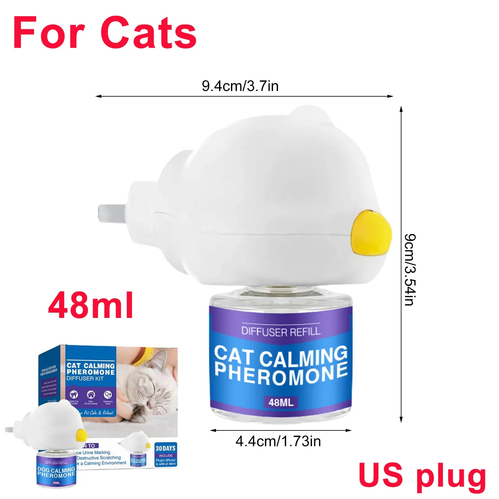 Cat Pheromone Diffuser for Home Use – Indoor Calming Aid - My Pet Serenity