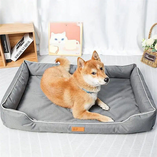 Removable Waterproof Dog Bed - 900D Oxford, Bite-Resistant All-Season - My Pet Serenity
